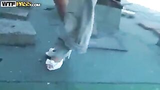 Tourist left Pikaper to fuck an ass in the mountains without leaving a trace
