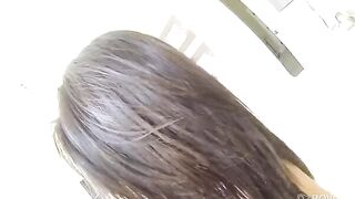 First-person sex with a pretty young brunette