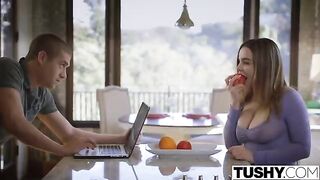 Natasha Niis fucked after a breakfast with her husband