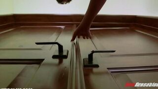 A guy fucks his daughter, who has a perfect body and is very sexy