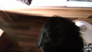 A man fucked her beloved in the pussy with his cock