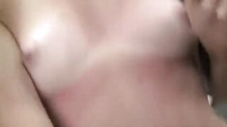 First anal sex experience for young brunette model at the casting session