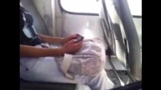 A man showed his impressive tool to a beautiful girl and jerked it