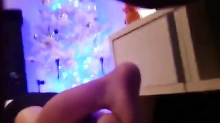 I got drunk and masturbated on the floor with my stockings on