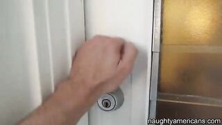 Brother peeps at sleeping sister’s pussy, getting his cock hard
