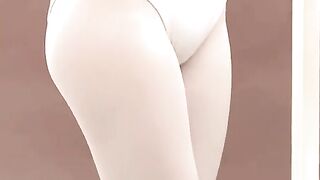 The ballerina was spied in the locker room and removed on the camera