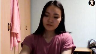 A hot Kazakh chick with an amazing body gets fucked hard