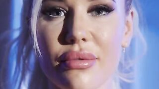 A blonde woman has sex with a black man for the first time
