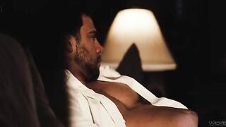 The rich man has his own way of showing tenderness to his girlfriend