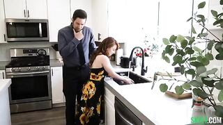 But is my pussy now in your jurisdiction? Kitchen action with a twist