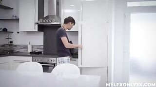 I was getting horny and I had sex with a maid in stockings