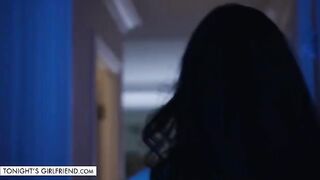 Suttin wears sexy lingerie to please her fan and get intimate