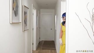 Preppy black girl gets dicked down good in this scene