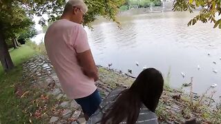 Beavers and creampies for a duck feeding pretty girl Serina Gomez – Part 1