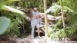 Voyeur couples enjoy outdoor sex in this nature-themed video
