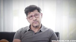 A woman has sex right in her own house with someone unexpected