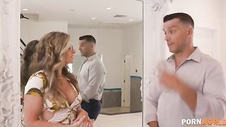 Cory Chase, the busty blonde MILF, gets her asshole gapped by a persistent real estate agent