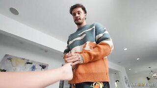 The guy with two cocks fucked two girls in role play