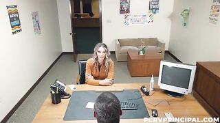 The man fucked his secretary on the office table