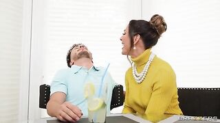 Suburban lady with a taste for refined cum