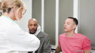 Two girls fucked by the hot doctor in his office