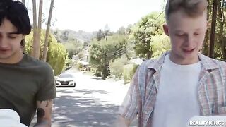 Lil Humper Gang fucks a curvy blonde MILF