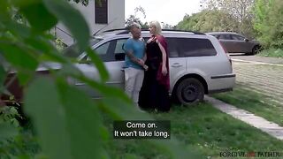 The hot mature blonde is in for an unexpected ride