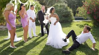 The bride fucked with all the guys from the wedding party. Part 2