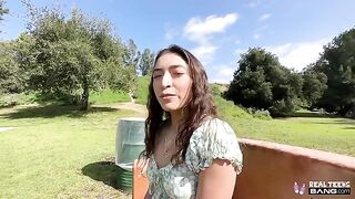 I gave a girl a generous hole, shot from the first person