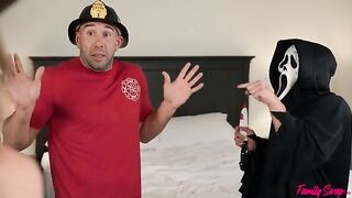 Uninvited guests crashed the party and fucked with young girls