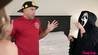 Uninvited guests crashed the party and fucked with young girls