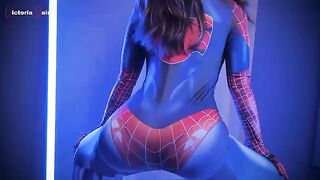 Latex Lingerie Cosplay with Spider-Man No Way Home XXX Parody Part 1