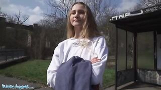 Ivi Rein practices English with stranger, gets fucked instead