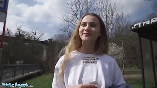 Ivi Rein practices English with stranger, gets fucked instead
