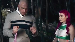A man fucked a girl in the ass in the recreation area