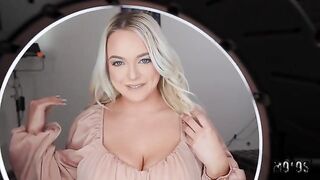 You had better play with my dick! A man threatens his blondie in a bold POV scene