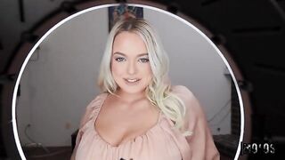 You had better play with my dick! A man threatens his blondie in a bold POV scene