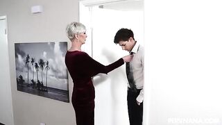 The bride's mother-in-law wants to join the fun