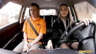 She was thinking about sex, so the guy helped her out