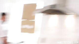 A man fucked a woman in her holes, fulfilling a wild fantasy