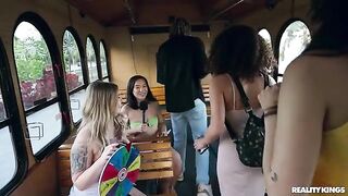 The best group sex party without panties, featuring young and sexy teens