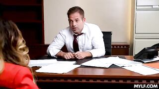 Milfs in the office, that’s where the sex happens