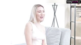 Girl was fucked hard at the casting, she screamed