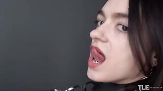 The secret of a modest girl, who caresses herself with skilful fingers