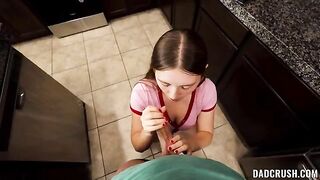 I will never leave your cock and cum unattended, amazing blowjob from first person