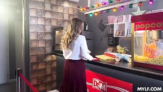 It was predicted that two girls would have sex in the cinema hall