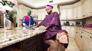 A guy fucked two black holes in a magical FFM threesome