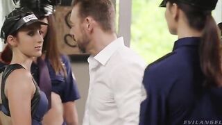 The first group sex on the wedding party