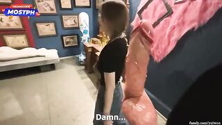 I met a shy student on the street and convinced her to fuck with me