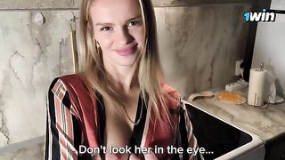 A neighbor is always ready to help a wife who doesn't want to have sex